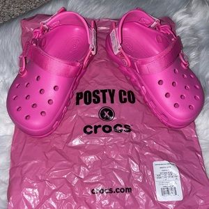 Post Malone Pink crocs
